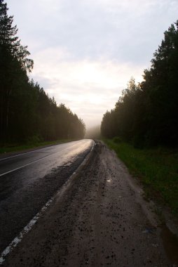 aracılığıyla toprak yol gitti