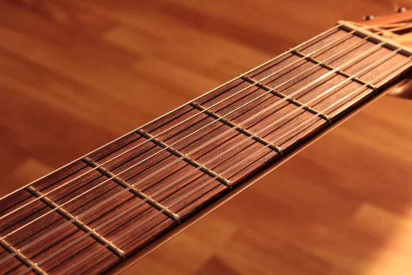 Guitar strings on a stand