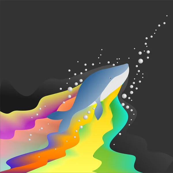 renkli konuları içinde balina