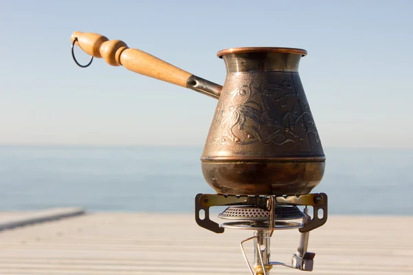 Turk kahve Rıhtımlar üzerinde