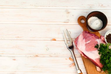 Çiğ taze et Striploin biftek