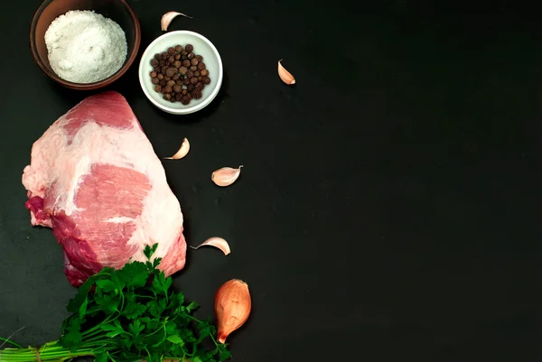 Carne fresca cruda Filete de striploin — Foto de Stock