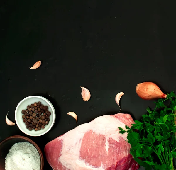 Carne fresca cruda Filete de striploin — Foto de Stock