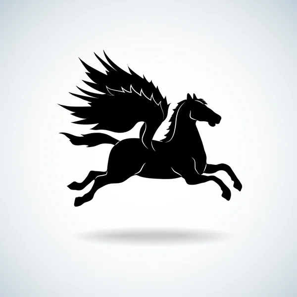 Pegasus Silhouette - Vektor eps10 — Stockvektor