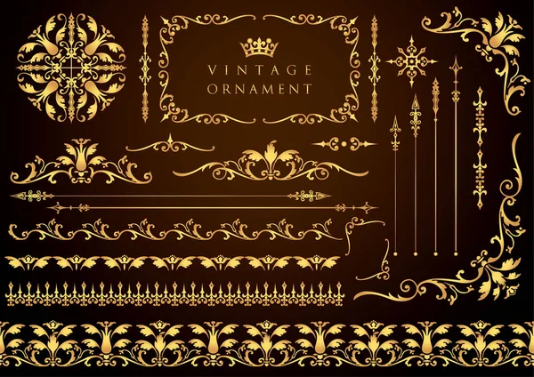 Klasik çiçekli süs. dekoratif vektör çerçeveleri ve sınırları.