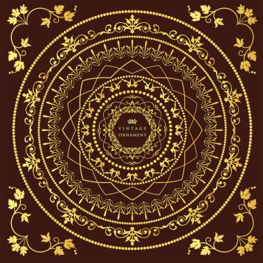 Dekoratif tasarım elementleri. Çiçek çerçeveleri.