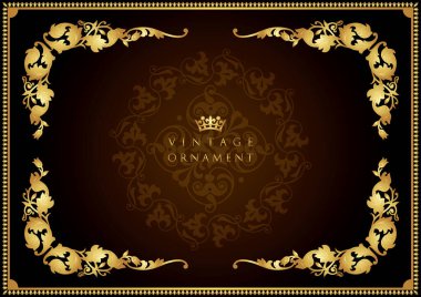 Dekoratif tasarım elementleri. Çiçek çerçeveleri.