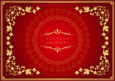 Dekoratif tasarım elementleri. Çiçek çerçeveleri.