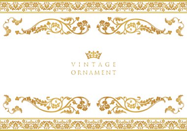 Dekoratif tasarım elementleri. Çiçek çerçeveleri.