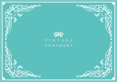 Dekoratif tasarım elementleri. Çiçek çerçeveleri.