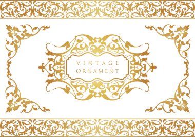 Dekoratif tasarım elementleri. Çiçek çerçeveleri.