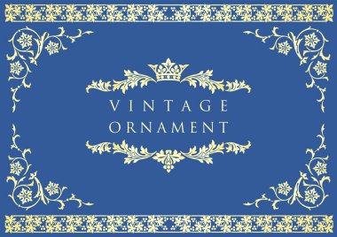 Dekoratif tasarım elementleri. Çiçek çerçeveleri.