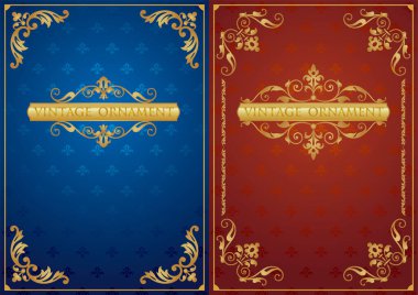 Dekoratif tasarım elementleri. Çiçek çerçeveleri.