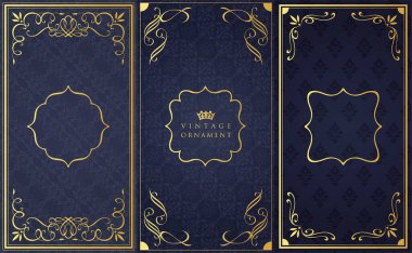 Dekoratif tasarım elementleri. Çiçek çerçeveleri.