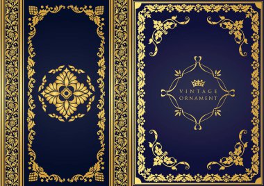 Dekoratif tasarım elementleri. Çiçek çerçeveleri.