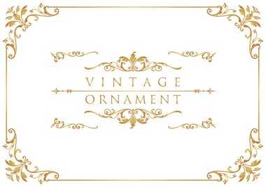 Dekoratif tasarım elementleri. Çiçek çerçeveleri.