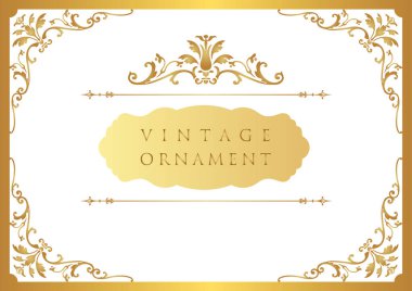 Dekoratif tasarım elementleri. Çiçek çerçeveleri.