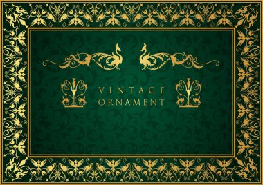 Dekoratif tasarım elementleri. Çiçek çerçeveleri.