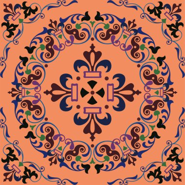 Geleneksel kusursuz model vektör arkaplanı.