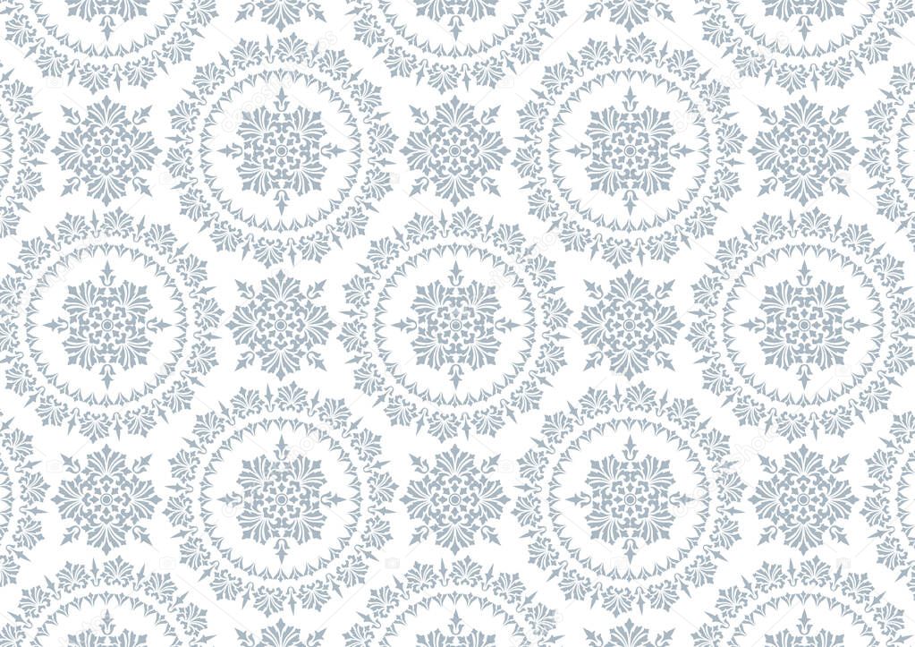 traditional seamless pattern vector background.