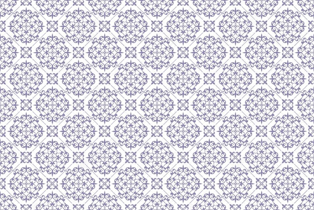 traditional seamless pattern vector background.