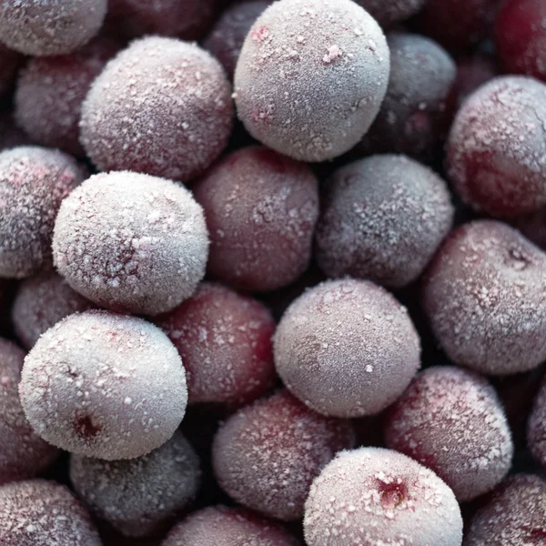 Un montón de cerezas congeladas — Foto de Stock