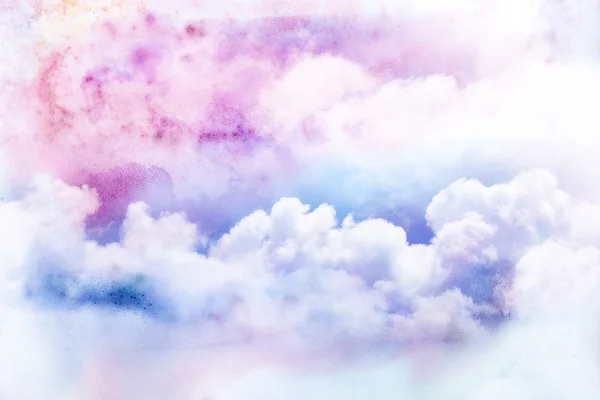 Illustration aquarelle du nuage . — Photo