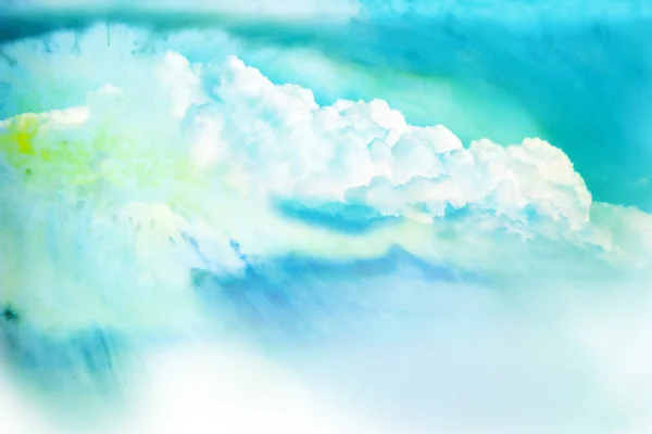 Illustration aquarelle du nuage . — Photo