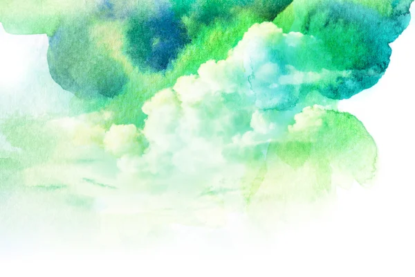 Akwarela ilustracja Cloud. — Zdjęcie stockowe