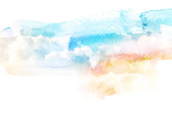 Aquarell Illustration der Wolke. — Stockfoto