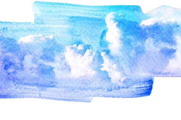 Illustrazione ad acquerello della nuvola . — Foto Stock