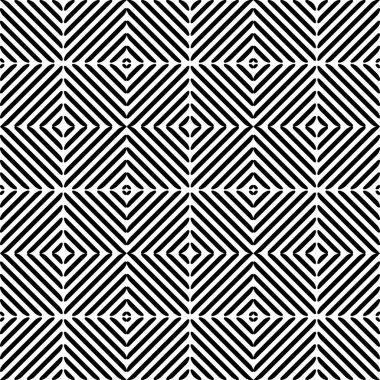 siyah-beyaz geometrik bir şekilde seamless modeli