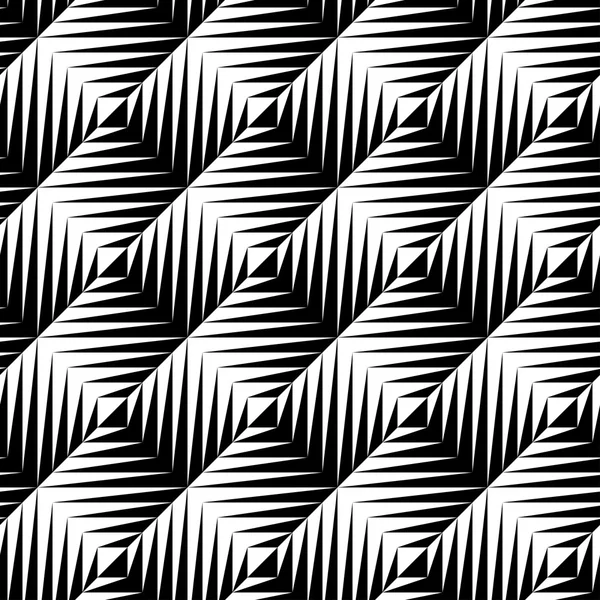 黒と白のエッジのギザギザのシームレス パターン — ストックベクタ