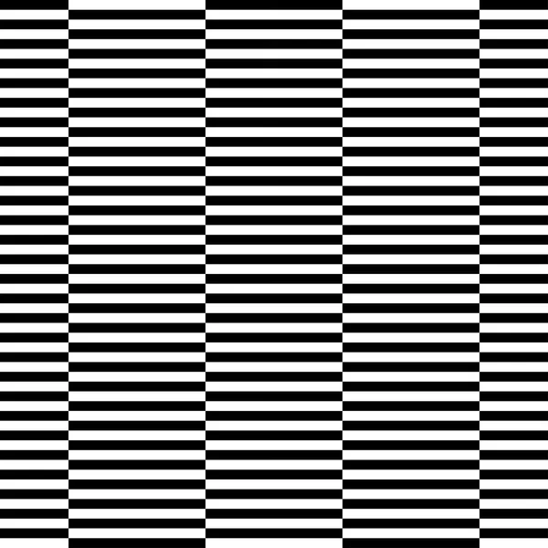 Black and white geometric stripe seamless pattern abstract backg — Stock Vector