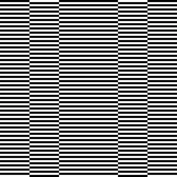 흑인과 백인 기하학적 스트라이프 패턴 완벽 한 추상 찾기 — 스톡 벡터
