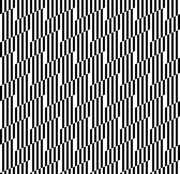 Svart och vitt geometriska stripe seamless mönster abstrakt backg — Stock vektor