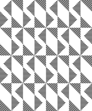  Siyah ve beyaz geometrik Dikişsiz desen arka plan