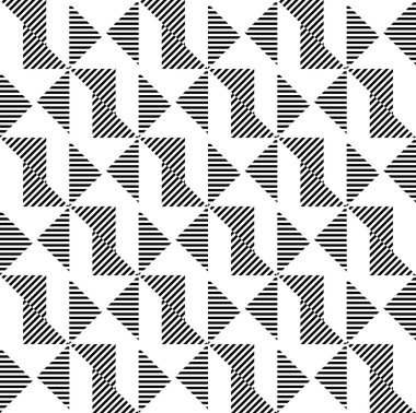  Siyah ve beyaz geometrik Dikişsiz desen arka plan