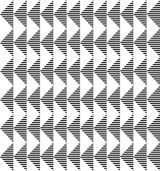 Svart och vitt geometriska seamless mönster abstrakt bakgrund — Stock vektor