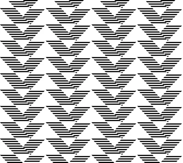 Чорно-білий геометричний безшовний візерунок абстрактний фон — стоковий вектор