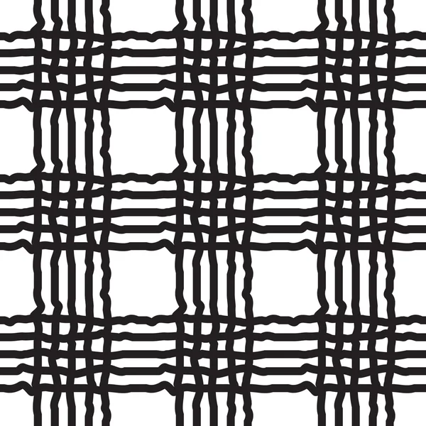 Черно-белый бесшовный рисунок абстрактного фона . — стоковый вектор