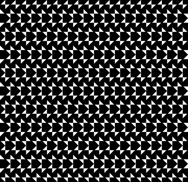 Zwart-wit naadloze geometrische patroon abstracte achtergrond — Stockvector