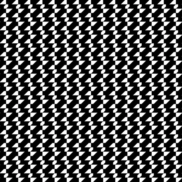 黒と白のシームレス パターンの幾何学的な抽象的な背景 — ストックベクタ