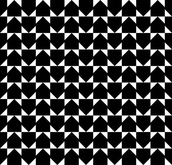 Fondo abstracto de patrón sin costura geométrico blanco y negro — Vector de stock