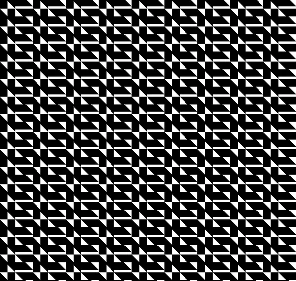 Fondo abstracto de patrón sin costura geométrico blanco y negro — Vector de stock