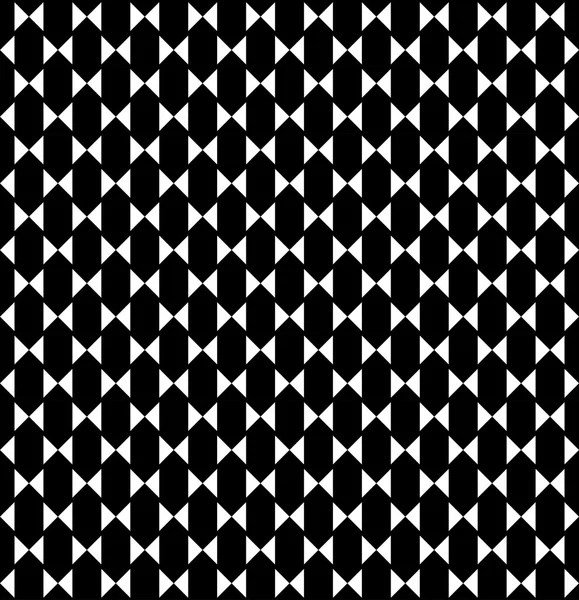 Noir et blanc motif géométrique sans couture fond abstrait — Image vectorielle