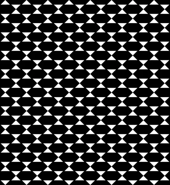 Fondo abstracto de patrón sin costura geométrico blanco y negro — Vector de stock