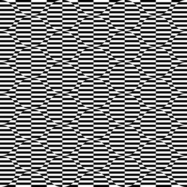 Black and white geometric seamless pattern abstract background — Stock Vector