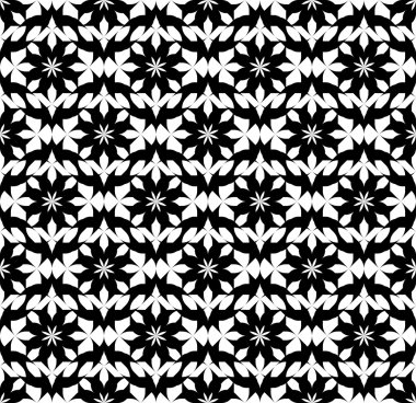 siyah ve beyaz geometrik kusursuz desen.