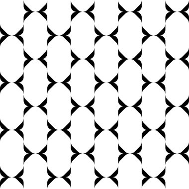 siyah ve beyaz geometrik kusursuz desen.